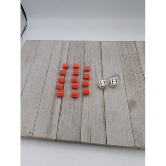 Monopoly Cheaters Edition 2017 Game Replacement Hotels Red 2 Dice - Picture 1 of 3
